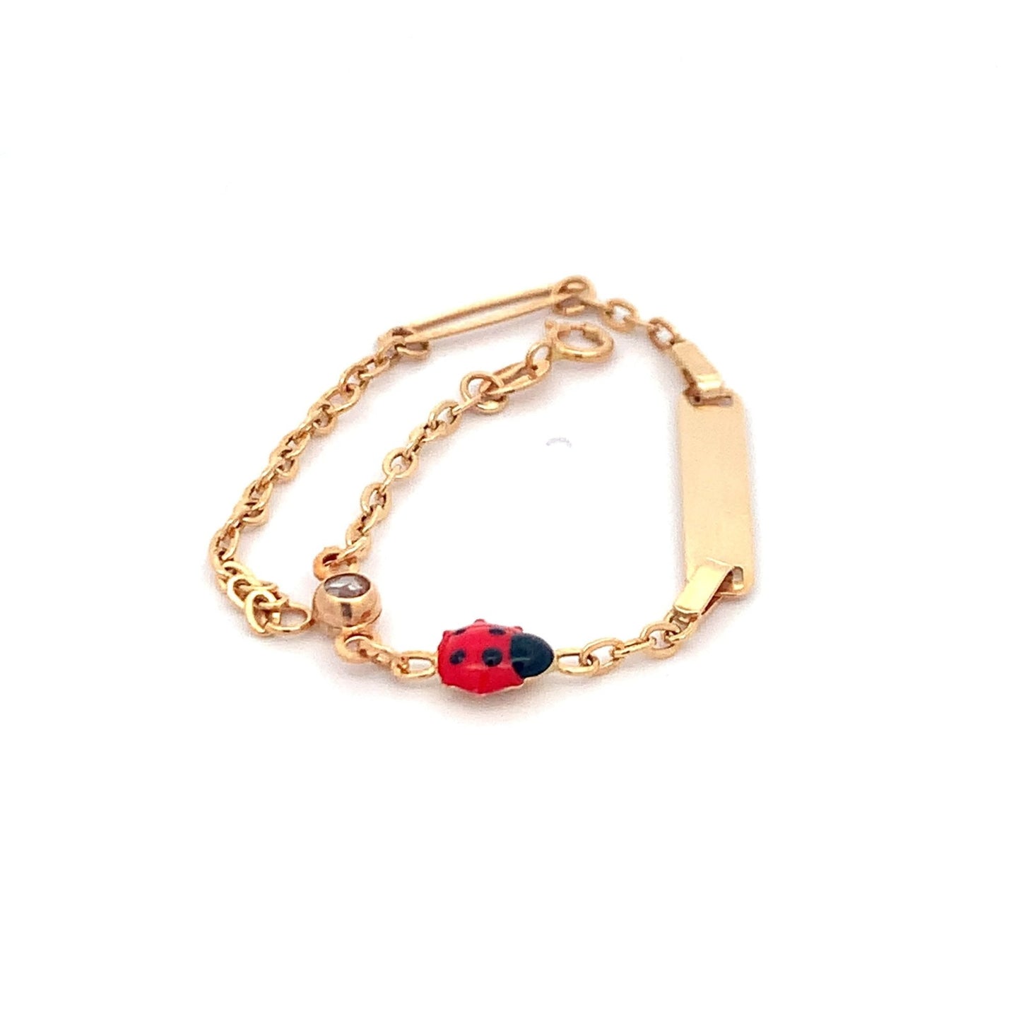 18K Yellow Gold Bracelet Size 5.5 inches - Rafant