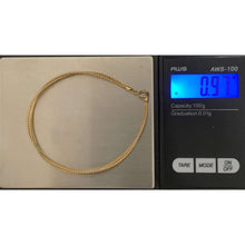 Load image into Gallery viewer, 18K Gold Bracelet Bangle Soft Mesh 0.97 grams Size 6.25 inches
