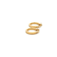 Load image into Gallery viewer, 18K Gold Earrings Hoops Small 1.09 grams - Rafant
