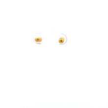 Load image into Gallery viewer, 18K Gold Earrings Stud Ball Screw Type Tiny - Rafant

