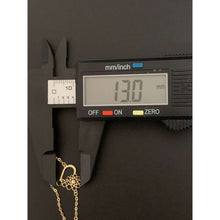 Load image into Gallery viewer, 18K Gold Bracelet 7.5 inches with Heart Charm 1.13 grams
