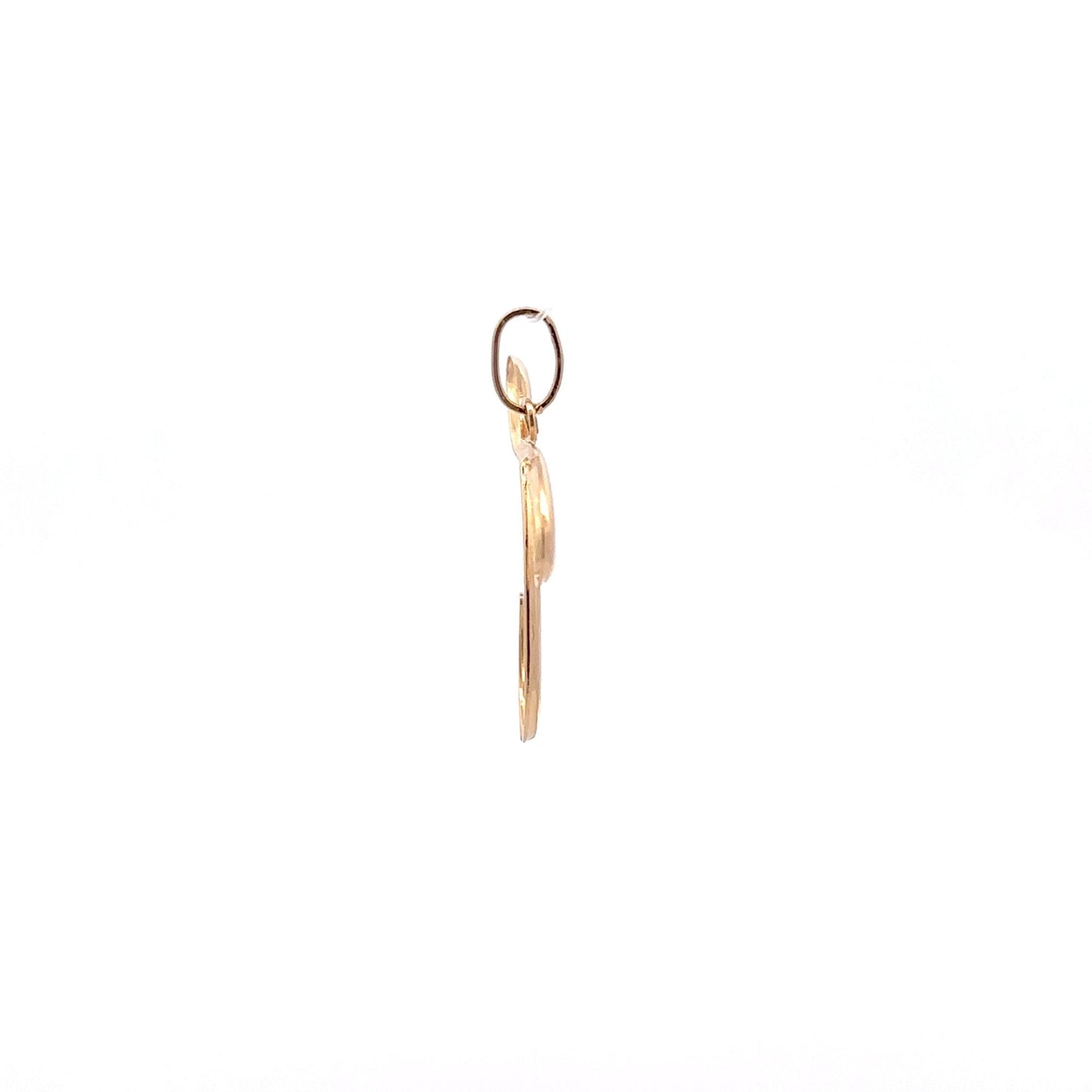 18K Gold Pendant Letter T Initial 1.29 grams - Rafant