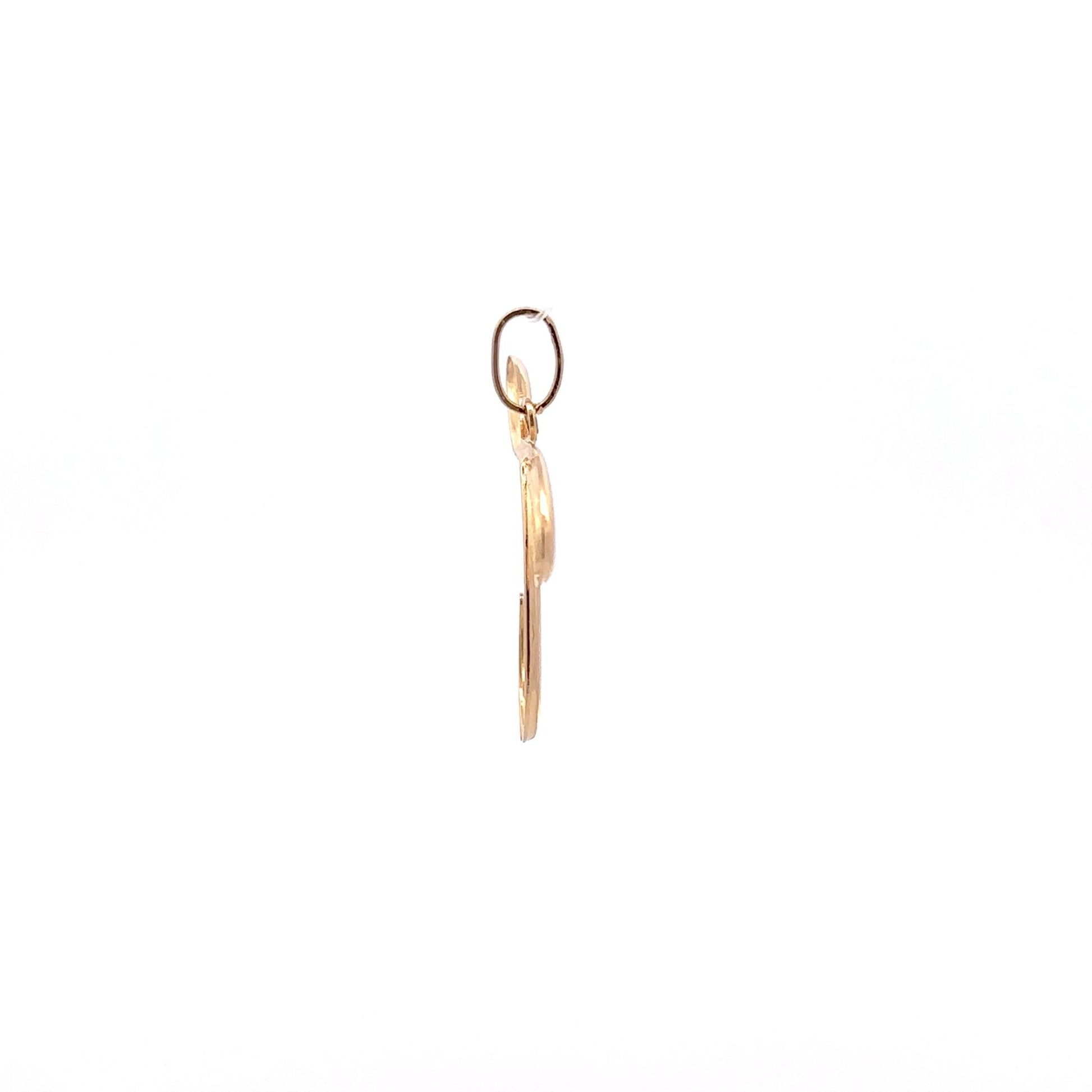18K Gold Pendant Letter T Initial 1.29 grams - Rafant