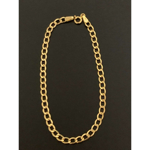 18K Gold Bracelet Chain Link 7.5 inches 1.91 grams