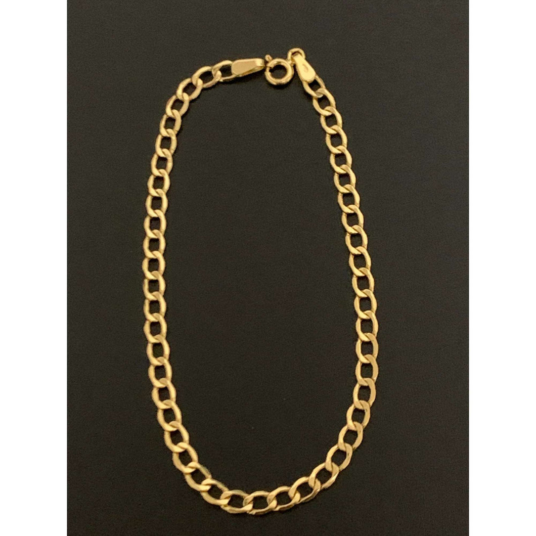 18K Gold Bracelet Chain Link 7.5 inches 1.91 grams