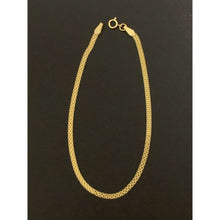 Load image into Gallery viewer, 18K Gold Bracelet Bismark Chain 7.5 inches 1.43 grams
