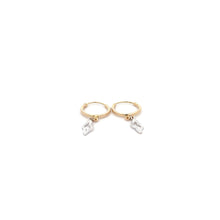 Load image into Gallery viewer, 18K Gold Earrings Hoops Two Tone - Rafant
