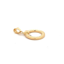 Load image into Gallery viewer, 18K Gold Pendant Round Circle 0.94 grams - Rafant
