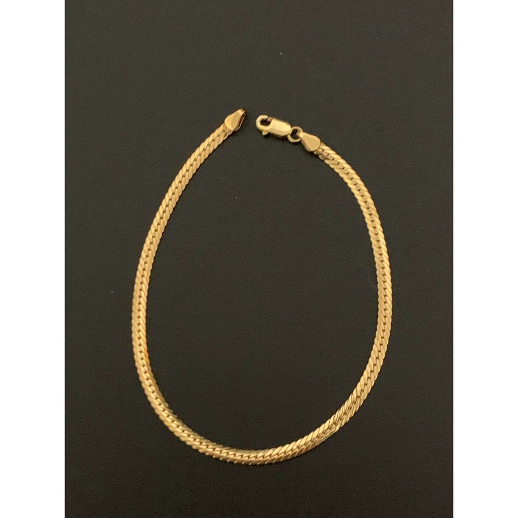 18K Gold Bracelet 7.5 inches 2.28 grams
