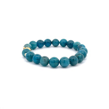 Load image into Gallery viewer, 18K Gold Money Bag Lucky Charm Beads Bracelet Gemstones Apatite 8mm - Rafant
