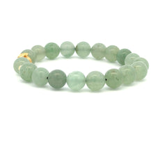 Load image into Gallery viewer, 18K Gold Money Bag Lucky Charm Beads Bracelet Gemstones Aventurine 8mm - Rafant
