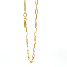 Load image into Gallery viewer, 18K Gold Necklace Chain Paperclip 20 inches 2.28 grams - Rafant
