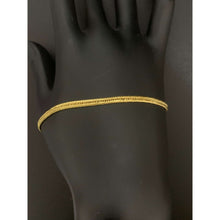 Load image into Gallery viewer, 18K Gold Bracelet Chain Triple Lock 2.54 grams Size 7.25 inches
