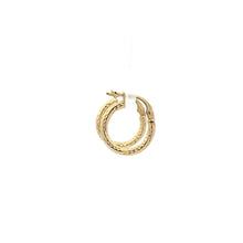 Load image into Gallery viewer, 18K Gold Earrings Hoops Small 0.98 grams - Rafant

