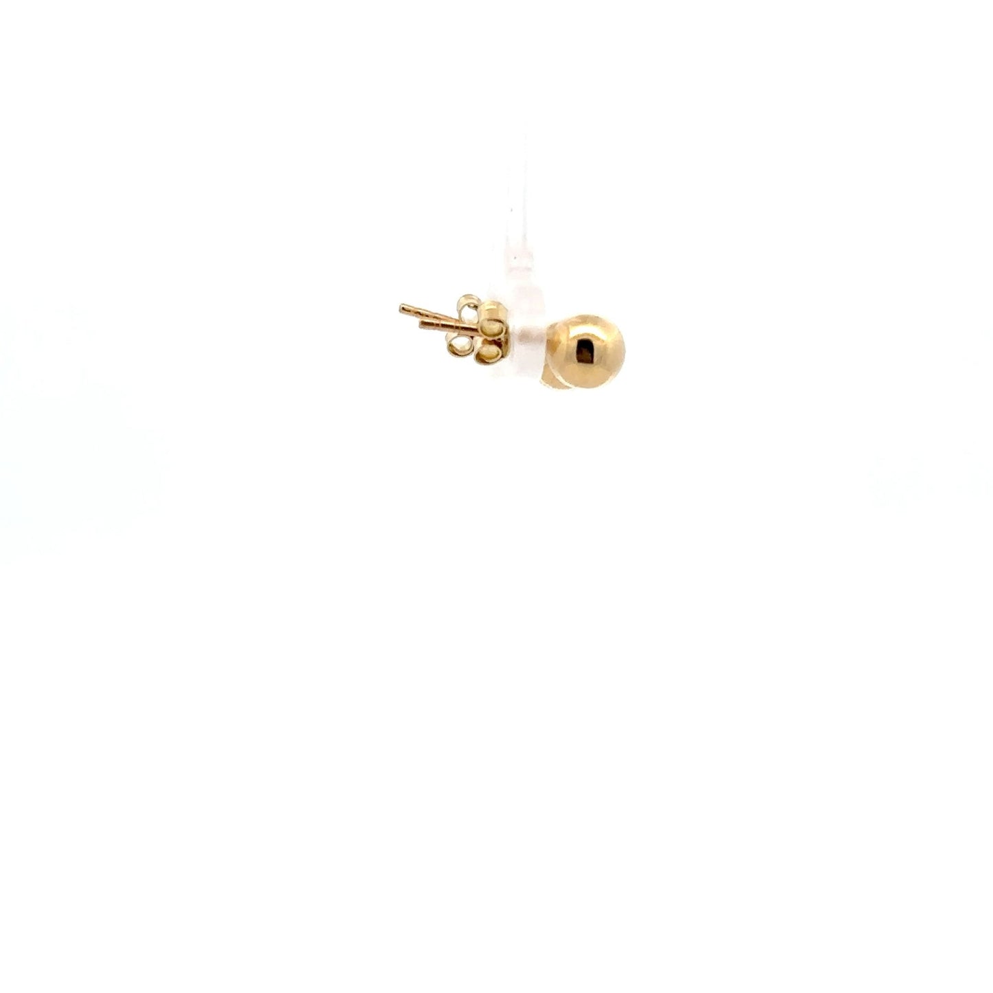 18K Gold Stud Earrings Ball - Rafant
