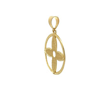 Load image into Gallery viewer, 18K Gold Pendant Round Circle 1.85 grams - Rafant
