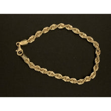 Load image into Gallery viewer, 18K Gold Bracelet Rope Chain Size 7 inches 4.03 grams - Rafant
