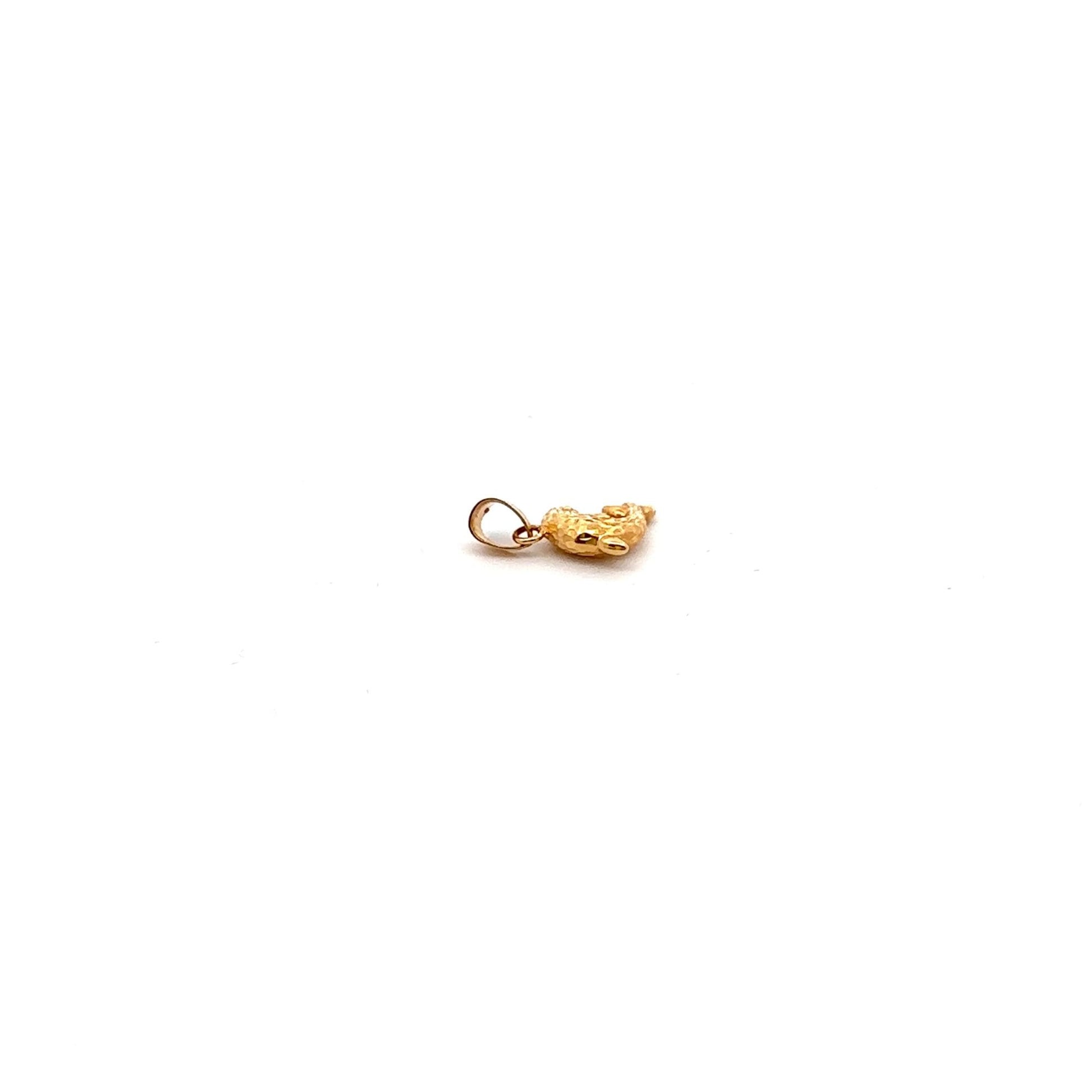 18K Gold Pendant Charm Dolphin 0.53 grams - Rafant