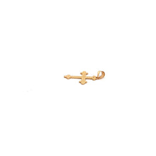 Load image into Gallery viewer, 18K Gold Pendant Charm Cross Religious 0.60 grams - Rafant
