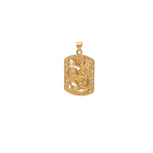 Load image into Gallery viewer, 18K Gold Pendant Lucky Charms Dragon - Rafant
