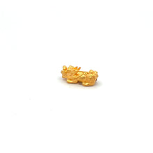 Load image into Gallery viewer, 24K 999 Pure Gold Charm Piyao Pixiu Bead Spacer DIY Necklace Bracelet 0.18g
