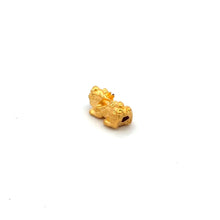 Load image into Gallery viewer, 24K 999 Pure Gold Charm Piyao Pixiu Bead Spacer DIY Necklace Bracelet 0.18g
