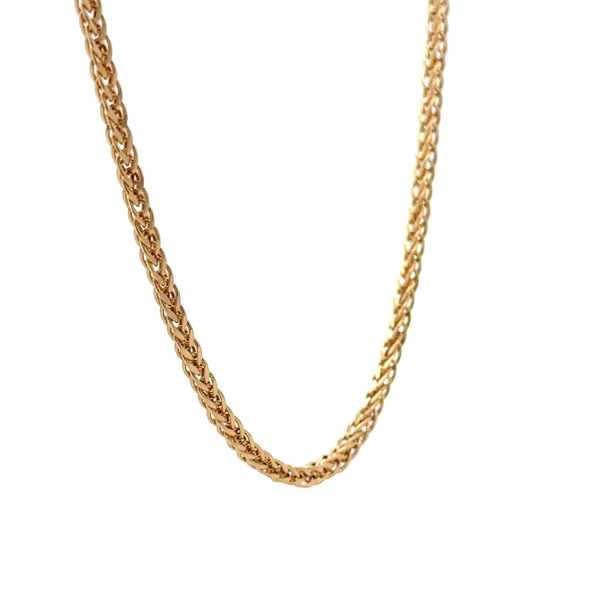18K Gold Chain Link Necklace 19.5 inches - Rafant