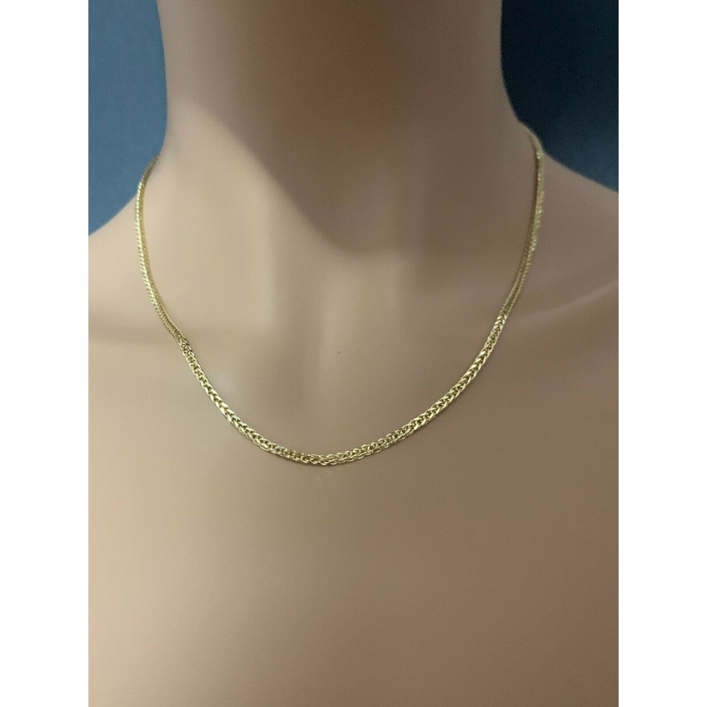 18K Gold Chain Link Necklace 19.5 inches - Rafant
