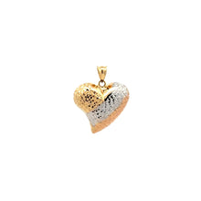 Load image into Gallery viewer, 18K Gold Pendant Heart Tricolor 1.65 grams - Rafant
