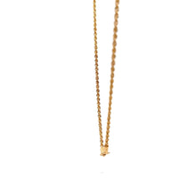 Load image into Gallery viewer, 18K Gold Necklace Rope Chain 18 inches
