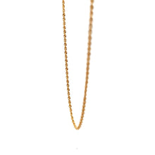 Load image into Gallery viewer, 18K Gold Necklace Rope Chain 18 inches
