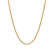 Load image into Gallery viewer, 18K Gold Necklace Rope Chain 18 inches
