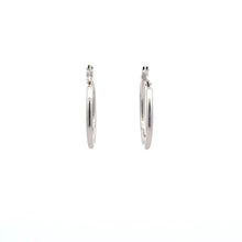 Load image into Gallery viewer, 18K White Gold Women Earrings Hoops Loops - Rafant
