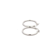 Load image into Gallery viewer, 18K White Gold Women Earrings Hoops Loops - Rafant
