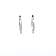 Load image into Gallery viewer, 18K White Gold Women Earrings Hoops Loops - Rafant
