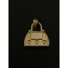 Load image into Gallery viewer, 18K Gold Pendant Bag 2.22 grams - Rafant
