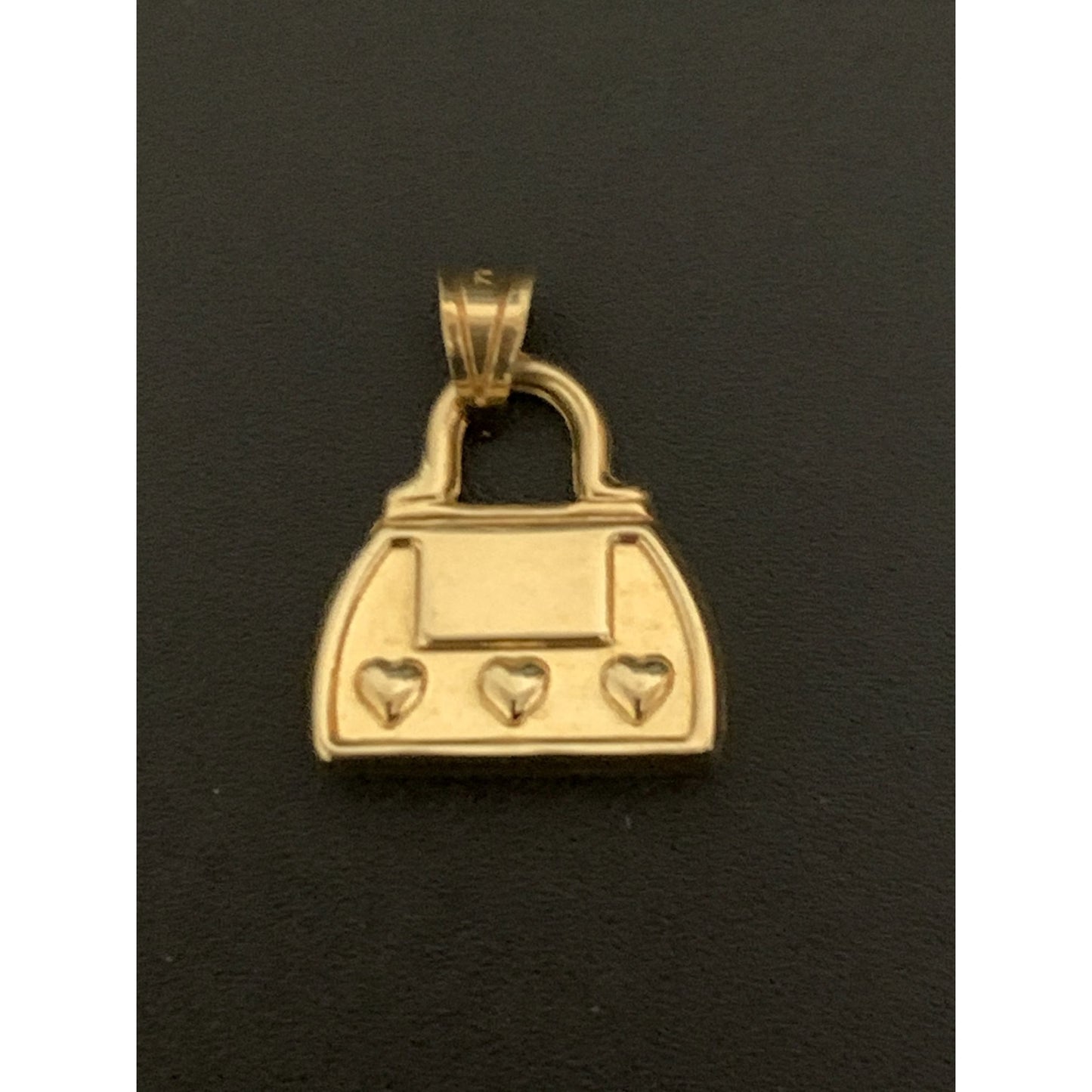18K Gold Pendant Bag 2.22 grams - Rafant