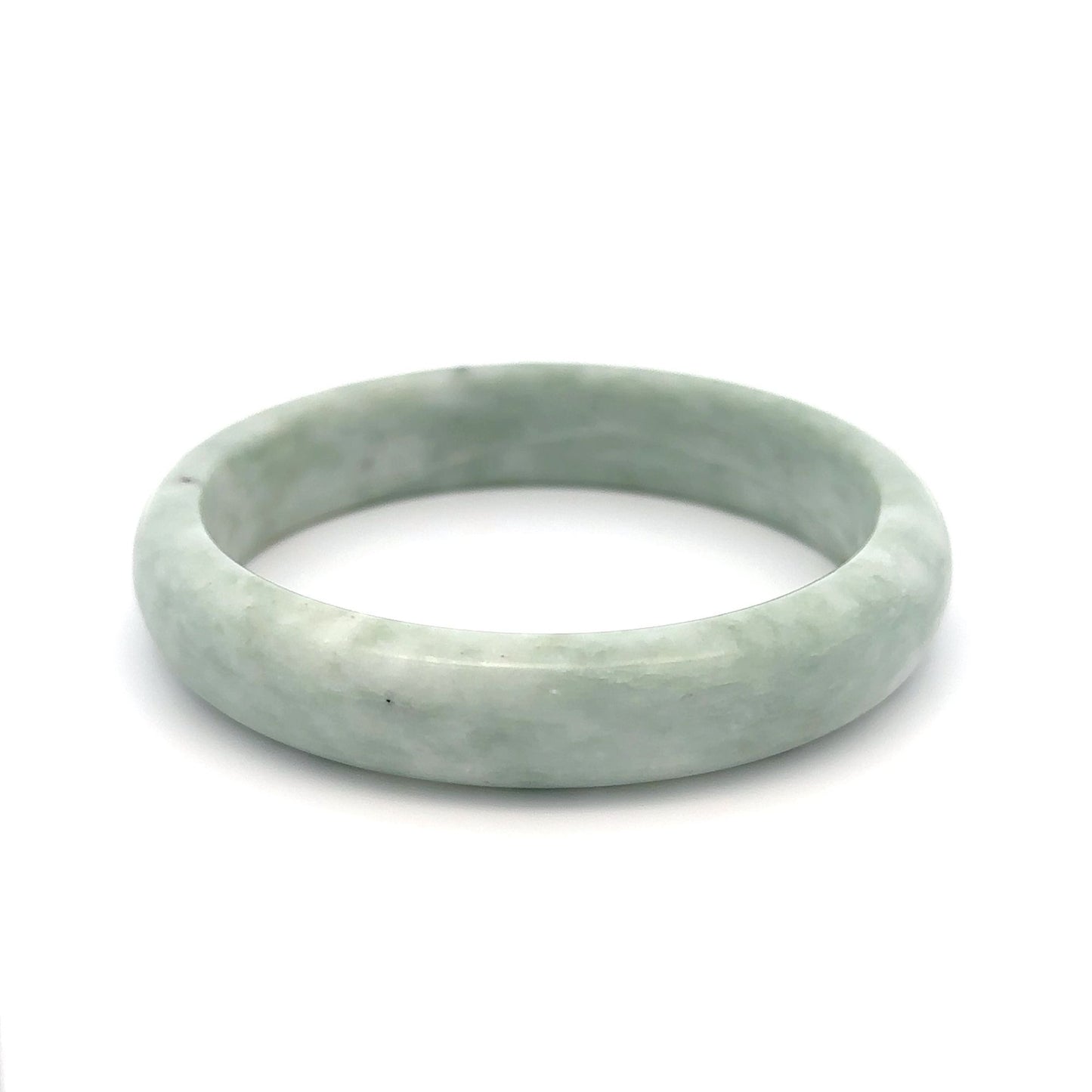 Natural Jade Gemstone Bangle Bracelet Size 7.5 inches - Rafant