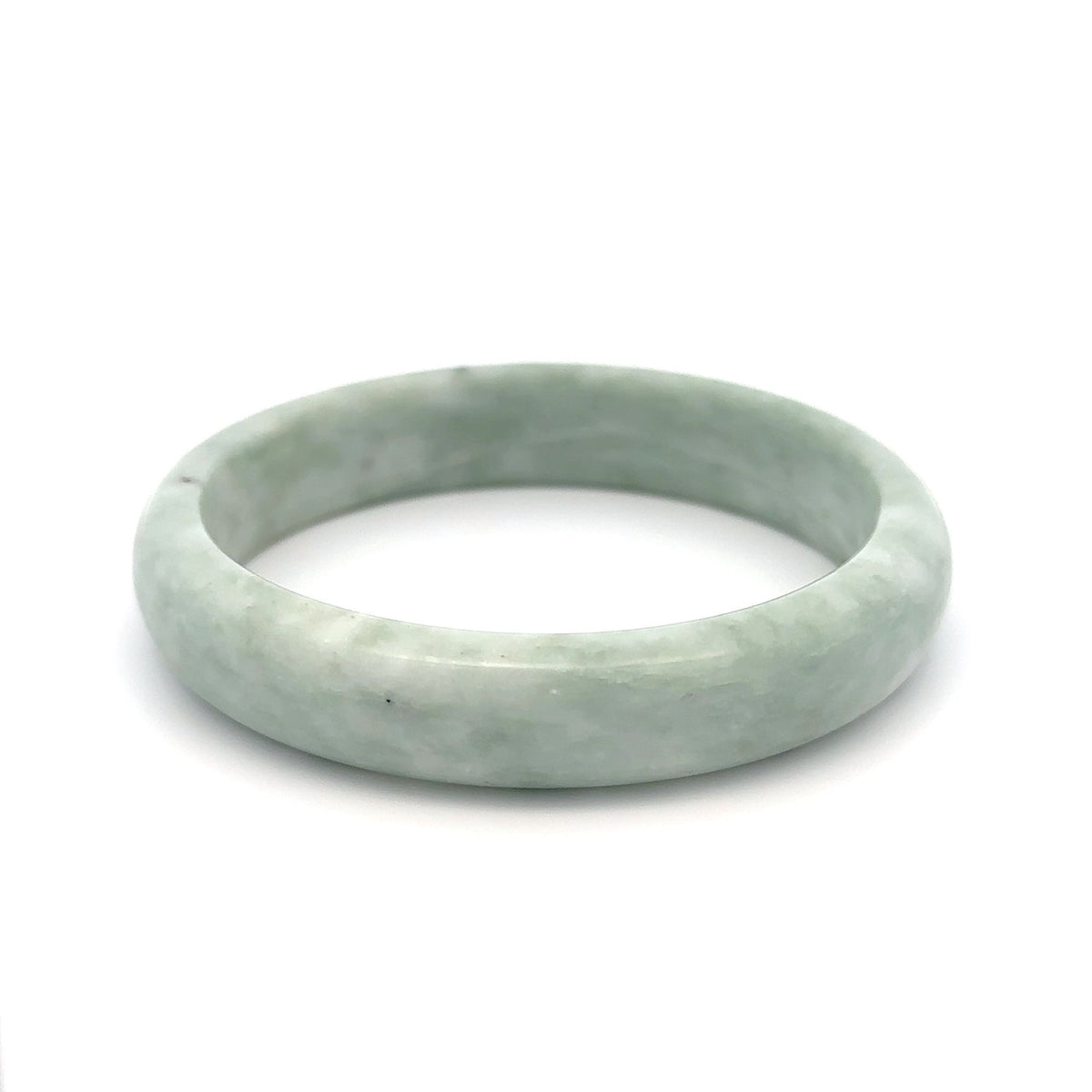 Natural Jade Gemstone Bangle Bracelet Size 7.5 inches - Rafant