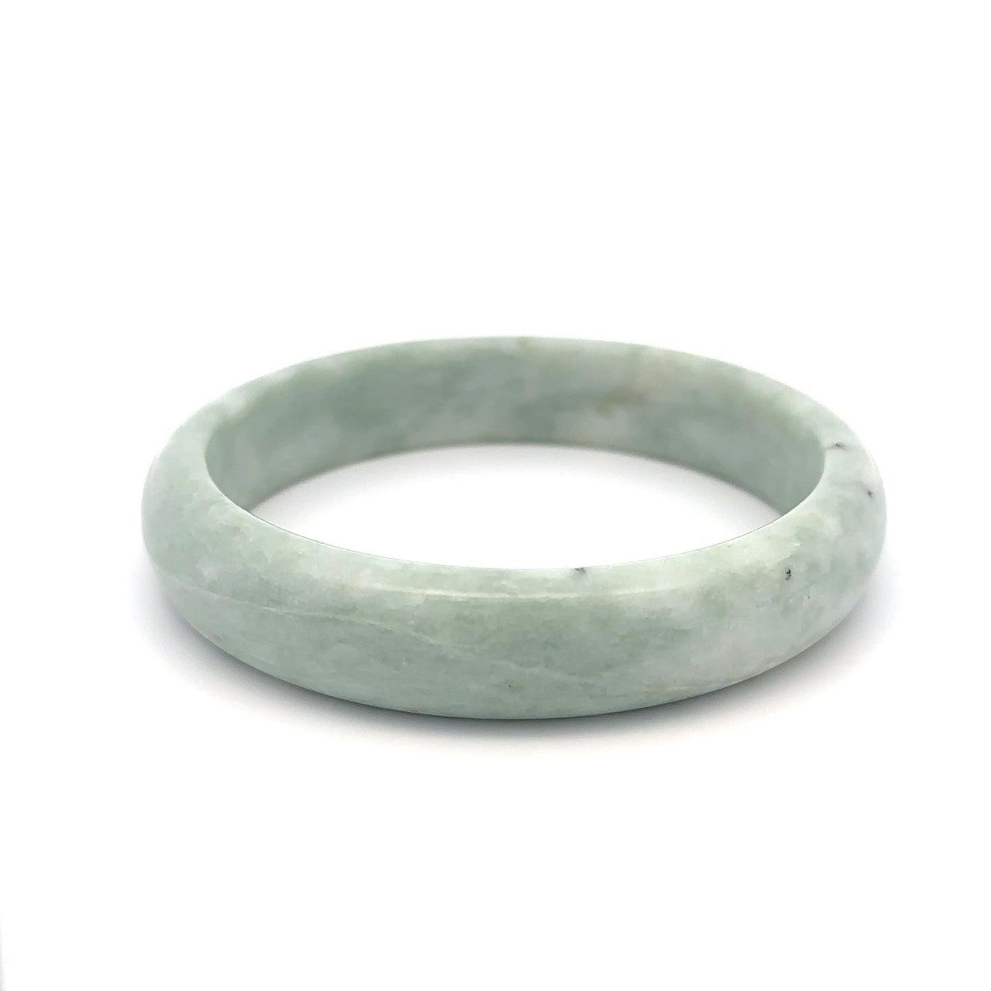Natural Jade Gemstone Bangle Bracelet Size 7.5 inches - Rafant