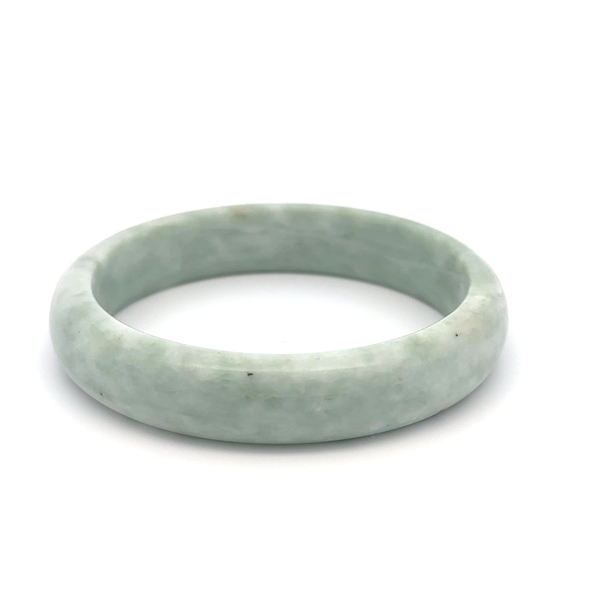 Natural Jade Gemstone Bangle Bracelet Size 7.5 inches - Rafant