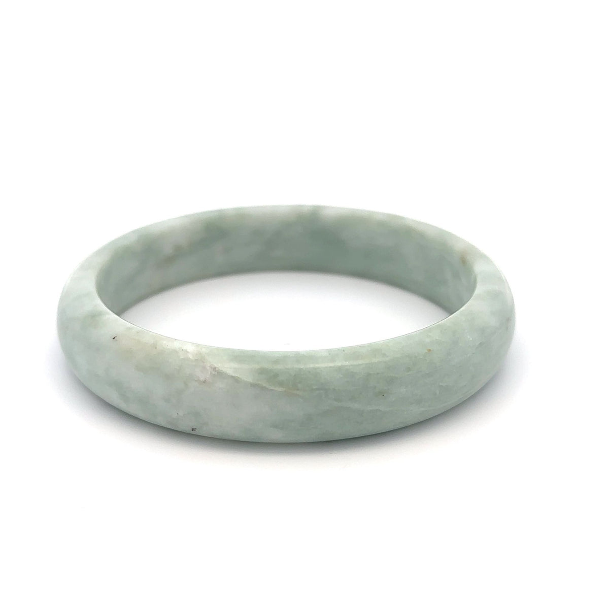 Natural Jade Gemstone Bangle Bracelet Size 7.5 inches - Rafant