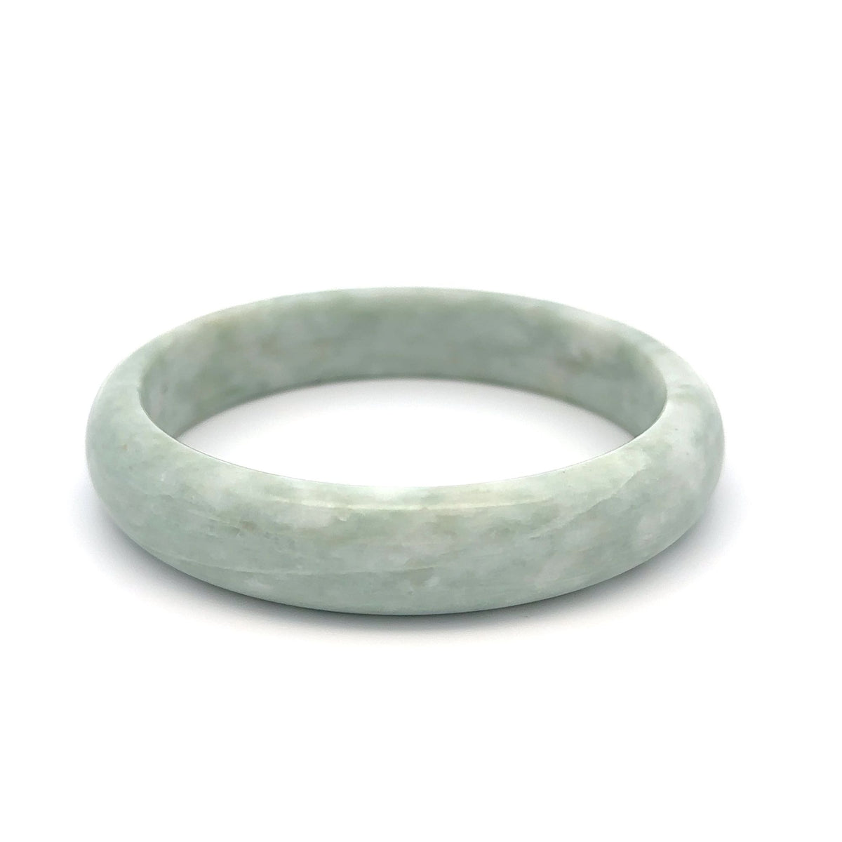 Natural Jade Gemstone Bangle Bracelet Size 7.5 inches - Rafant