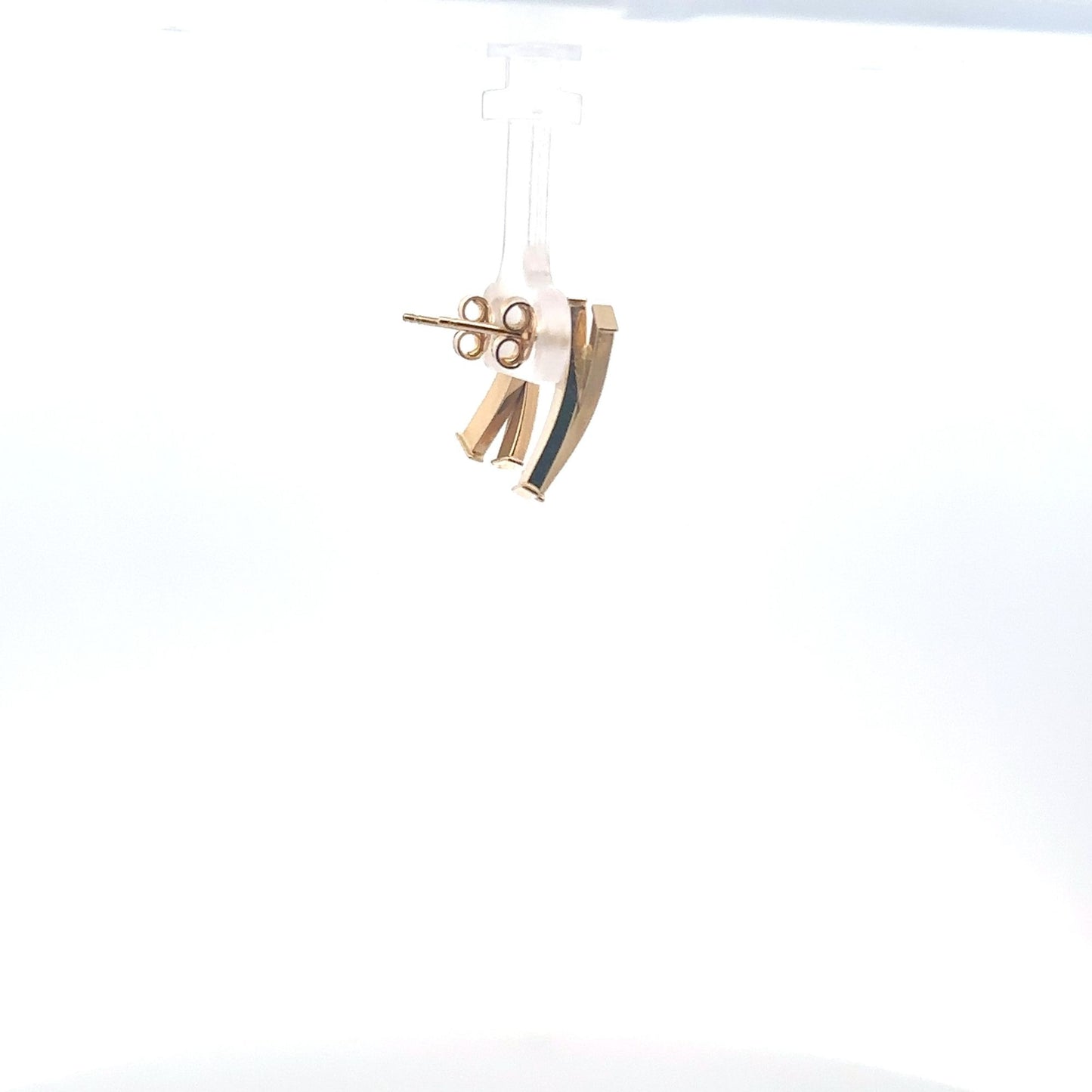 18K Gold Earrings Stud Post - Rafant