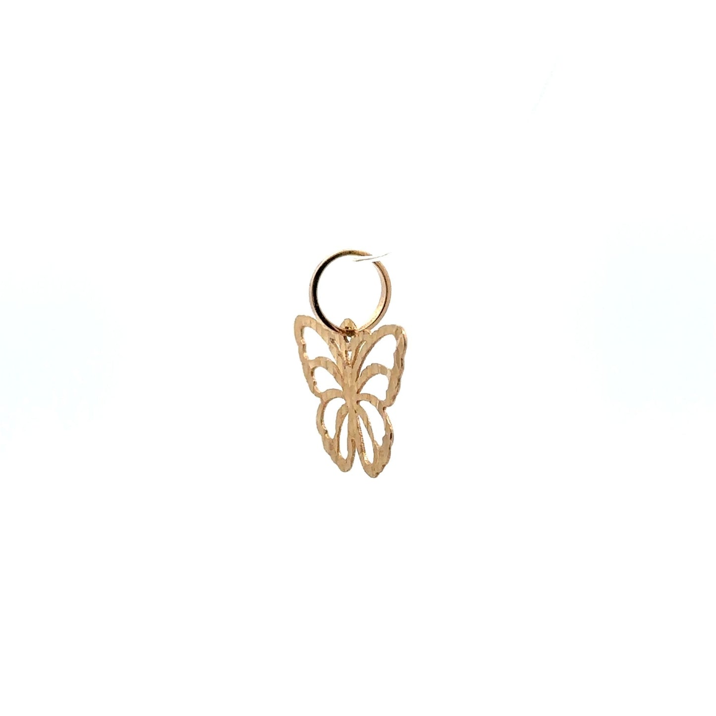 18K Gold Pendant Butterfly - Rafant