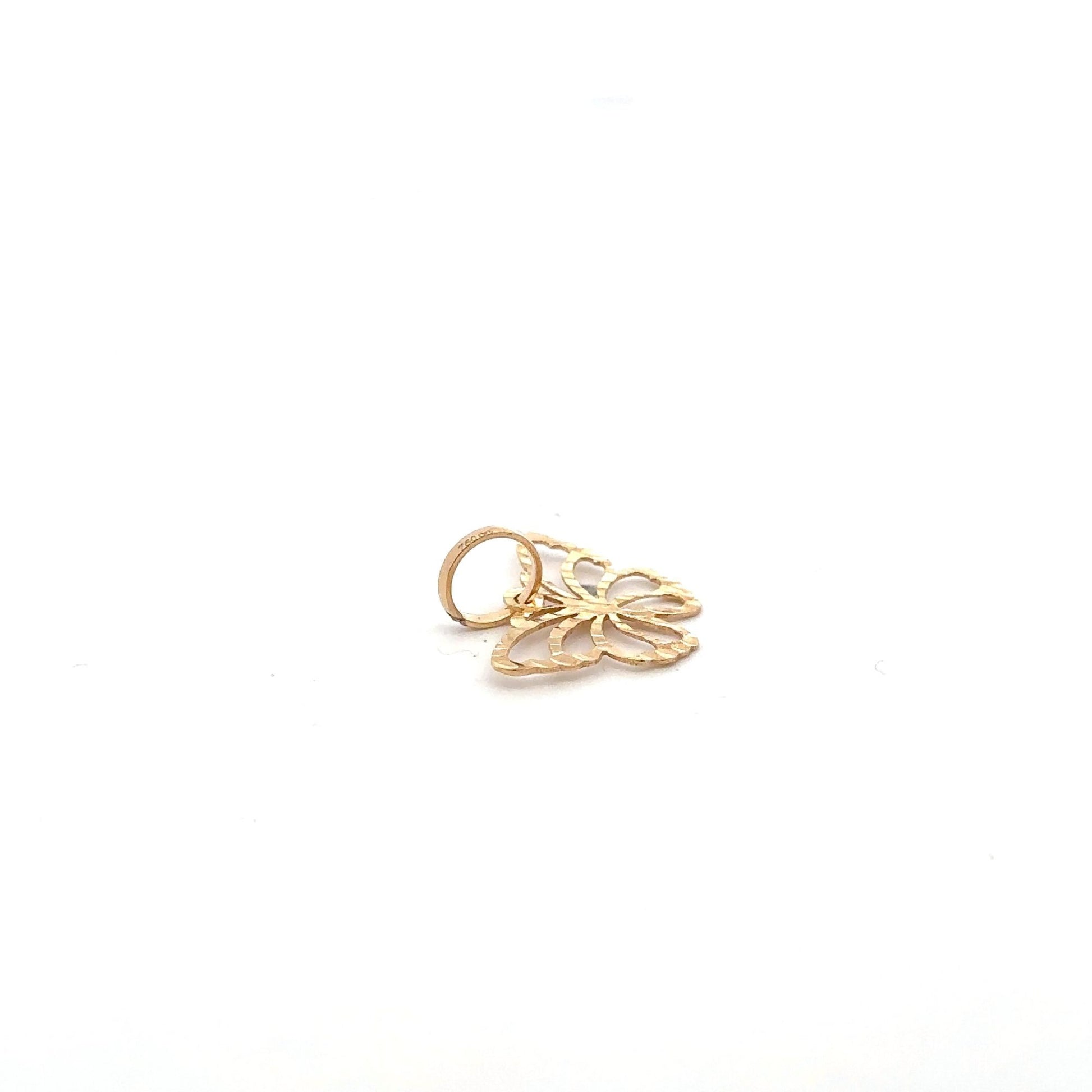 18K Gold Pendant Butterfly - Rafant