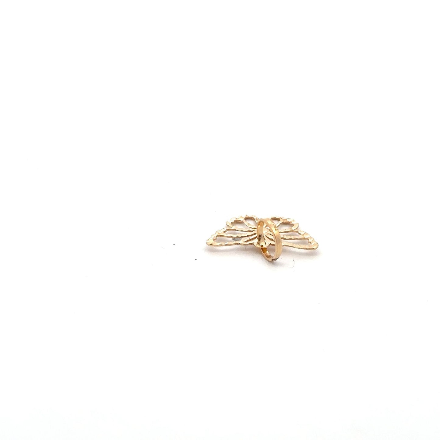 18K Gold Pendant Butterfly - Rafant