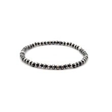 Load image into Gallery viewer, 925 Sterling Silver Authentic Navajo Beads 3mm -6mm beads  Stretch Bracelet Minimalist Choose Your Style
