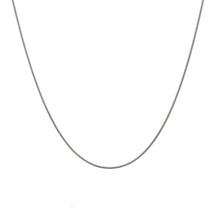 Load image into Gallery viewer, 925 Sterling Silver Necklace Snake Chain 0.8mm Made in Italy - Rafant
