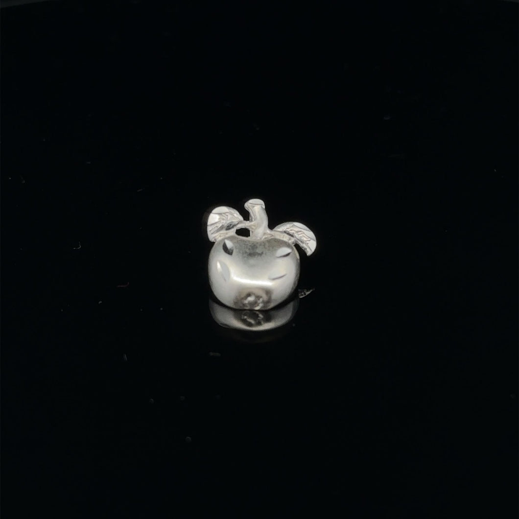 925 Sterling Silver Pendant Charm Apple Fruit